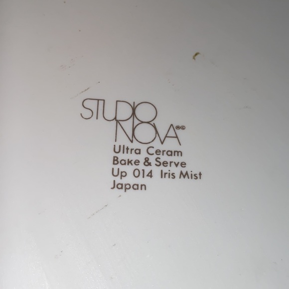 Studio Nova Tart Pie Pan Baking Ultra Ceram Prima Bake & Serve Japan - Picture 3 of 4